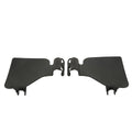 Black Updraft Wind Deflector Kit for Harley Touring Road Glide (1998–2013)
