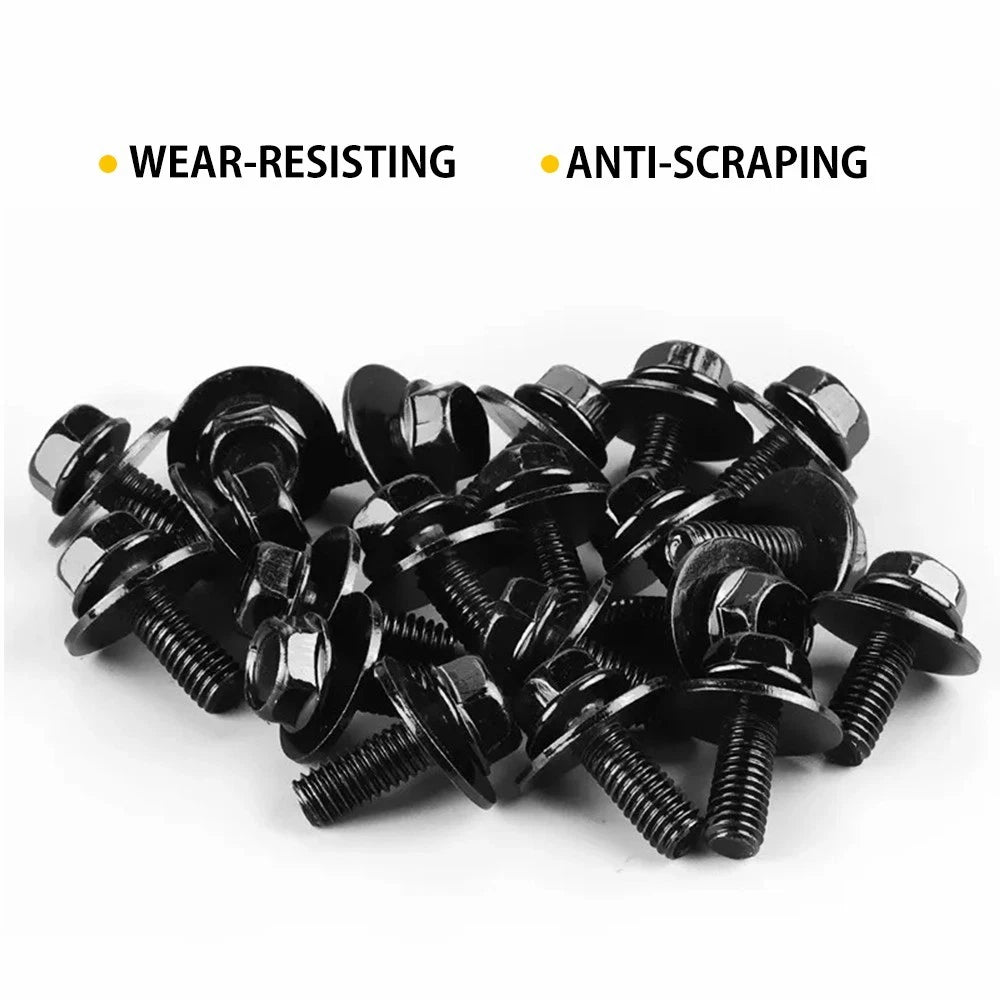 Set of 20 Car Body Bolts for Make Model