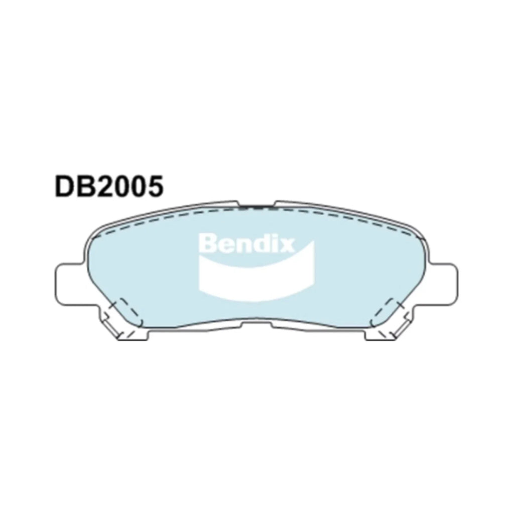 4WD Rear Disc Brake Pad Set for Toyota Kluger (2007–2014)