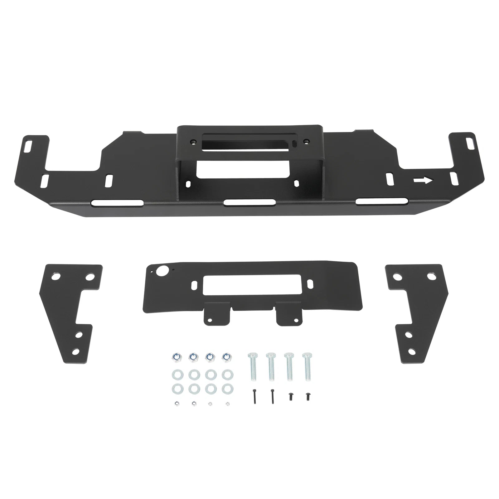 Bumper Winch Mount Plate Bracket for Ford F-150 (2015–2020) Heavy Duty Steel