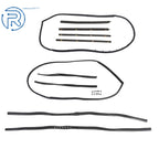 Weatherstrip Seal Kit 10 Pcs Rubber for Jeep Wrangler YJ CJ7 CJ8 (1976–1995)