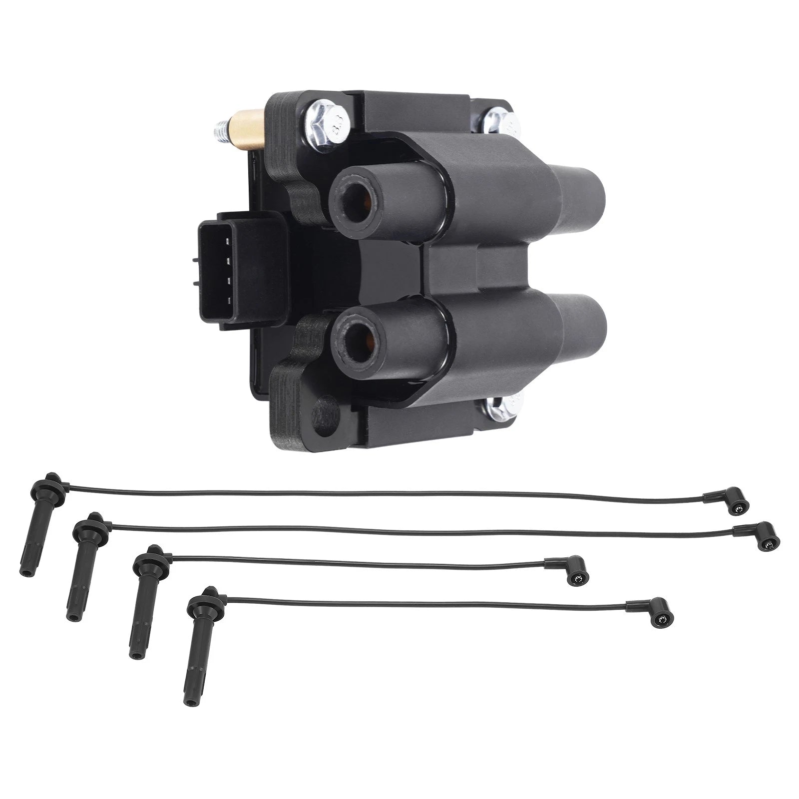 Ignition Coil and Spark Plug Wire Kit for Subaru Impreza 2.5L (2005–2010) UF538