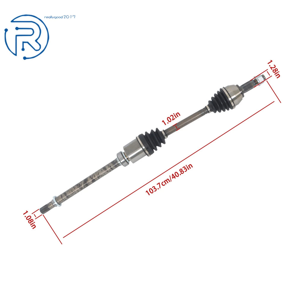 CV Axle Assembly for Nissan Altima (2013–2018) L4 2.5L 66-6431