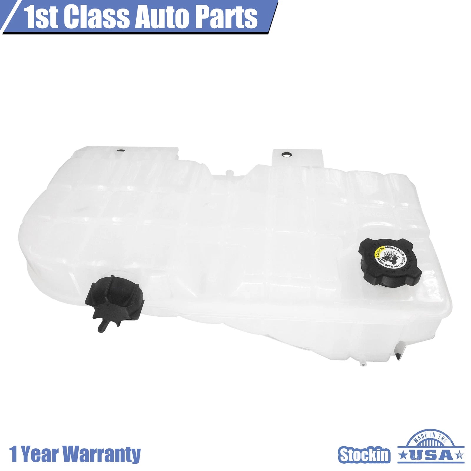 Radiator Overflow Bottle Tank with Cap for Peterbilt 3
