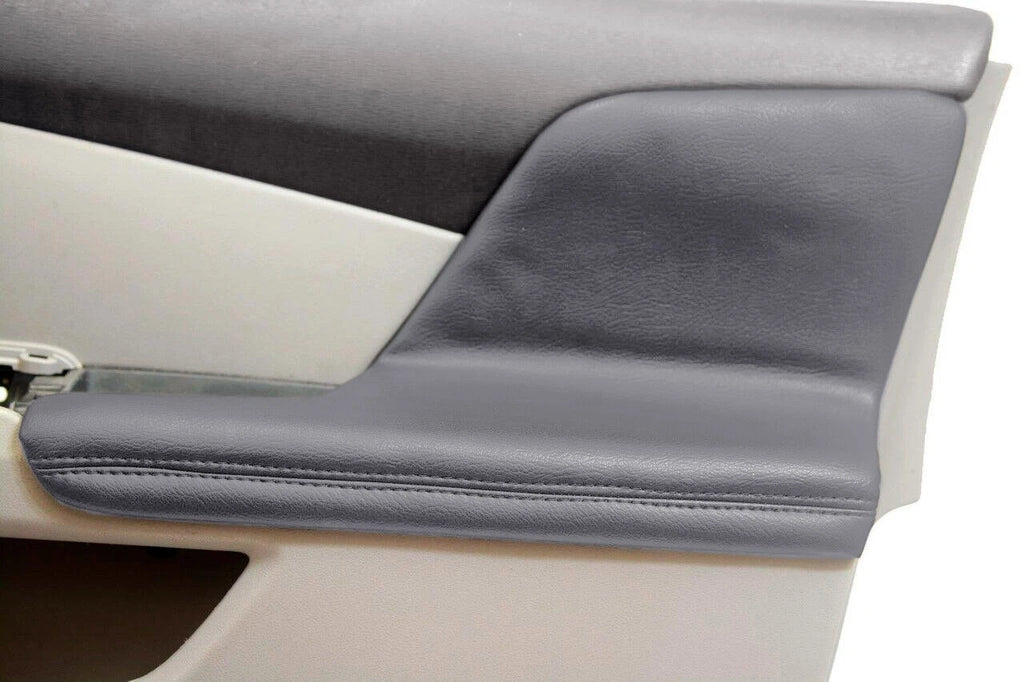 2X Door Armrest Leather Cover for Honda Odyssey (2011–2017) Gray