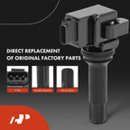 Set of 4 Ignition Coils & Iridium Spark Plugs for Subaru Forester (2011–2012)
