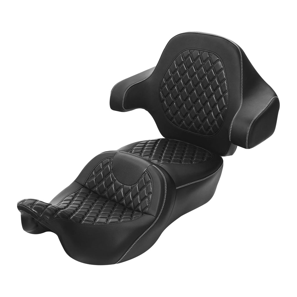 Driver Passenger Seat Backrest for Harley Touring Tri Road Glide (2014–2023)