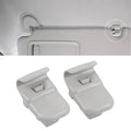 Grey Sun Visor Clips for Mazda 3 5 6 CX-7 CX-9 RX-8 (2004-2023)