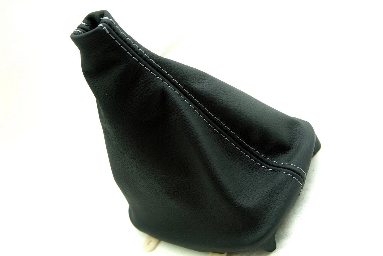 Manual Shift Boot for Nissan 240SX (1989–1993) Gray Stitch Leather Synthetic