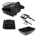 Black Trunk Backrest Rack Plate for Harley Heritage Classic (2018–2026)