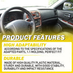 Front Rear Interior Door Handle Set for Hyundai Sonata (2002–2005) 826203D010 826103D010
