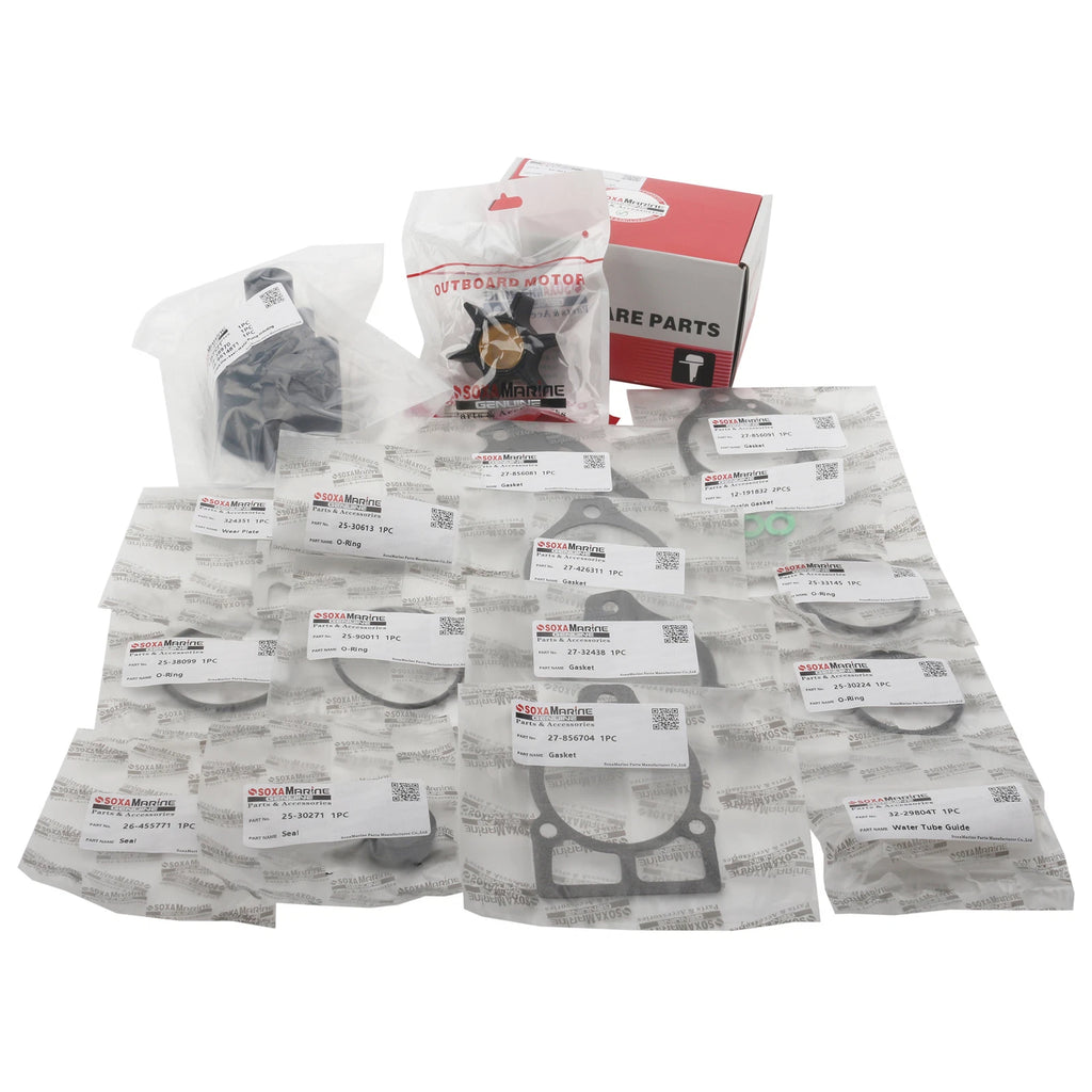Water Pump Rebuild Service Kit for Mercury 65-225 Outboard (46-96148A8)