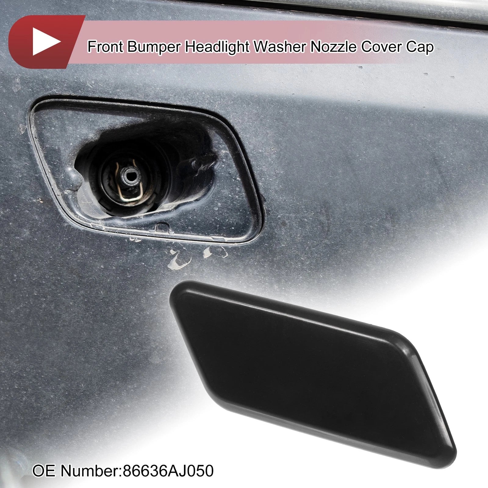 Front Right Washer Nozzle Cover Cap for Subaru Outback (2010–2012)