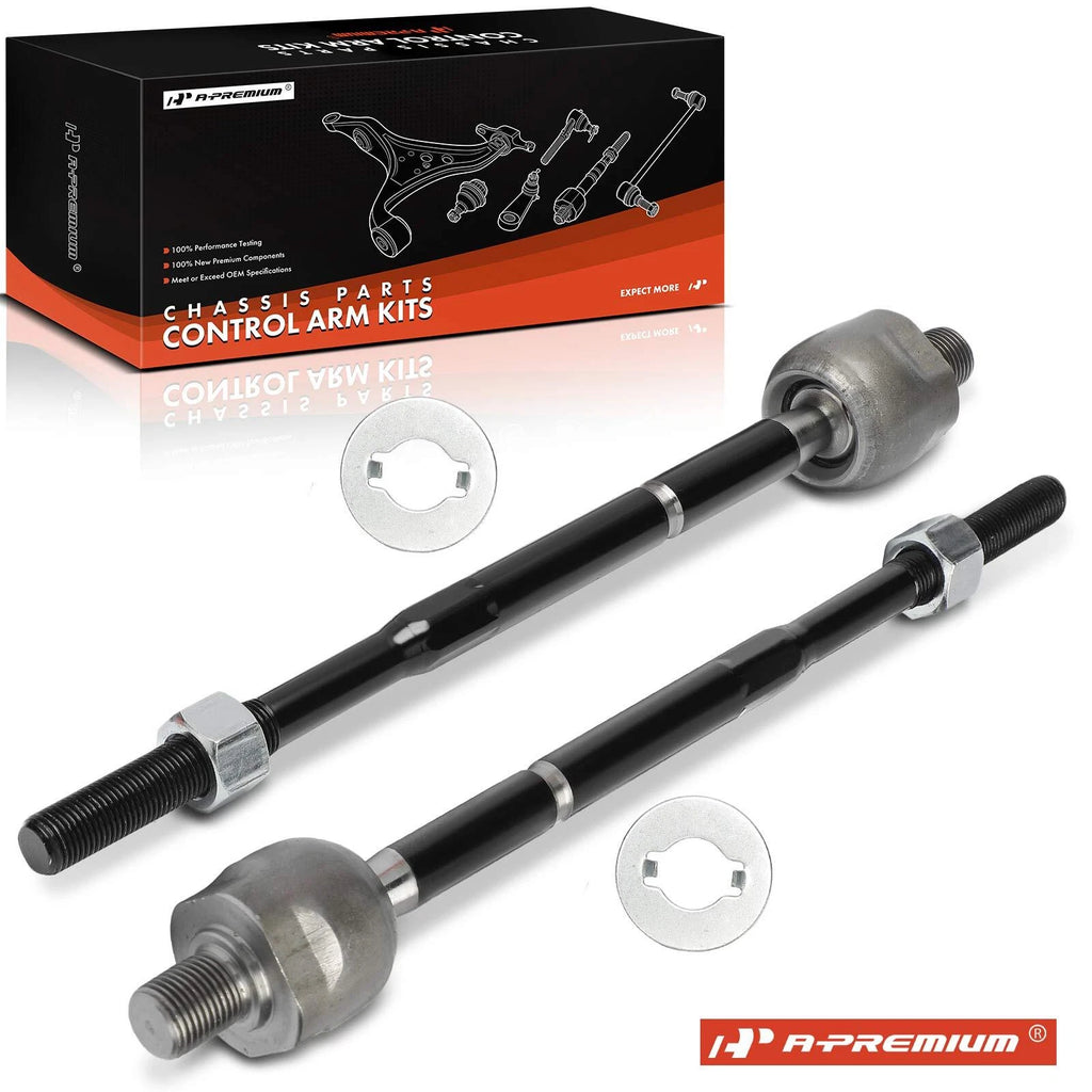 2X Front Inner Tie Rod End for Nissan Sentra (1982–1983, 1986–1990)