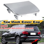 Rear Bumper Tow Hook Chrome Cover Cap for Mercedes W166 GLS GLE GL (2013–2018)