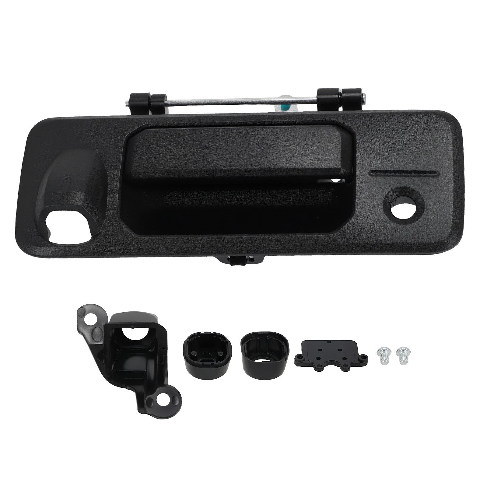Black Tailgate Handle for Toyota Tundra (2014–2021) Tacoma (2016–2021) Camera Hole