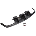 Rear Bumper Diffuser Lip Kit For Mercedes Benz W204 C63 AMG 2008-11 Carbon Fiber