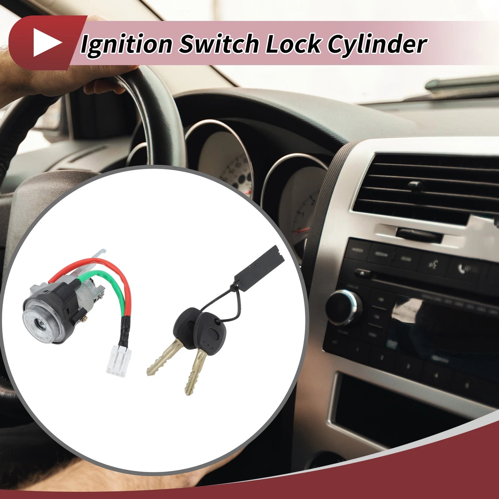 Ignition Lock Cylinder for Kia Sedona (2007–2014) No. 819004DC00/819004JA00