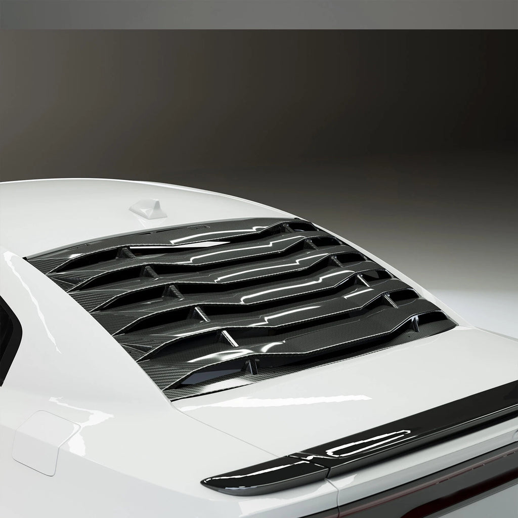 Carbon Fiber Rear Window Louver for Dodge Charger (2011–2023)