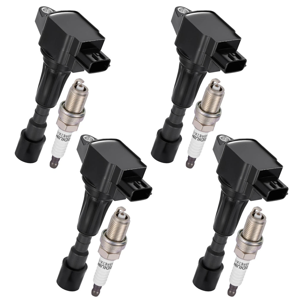 4X Ignition Coil & 4X Spark Plug Kit for Mazda 2 (2011–2017) UF655