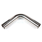 3" 90 Degree T-304 Stainless Steel Exhaust Pipe for Universal Fit (2 Feet)