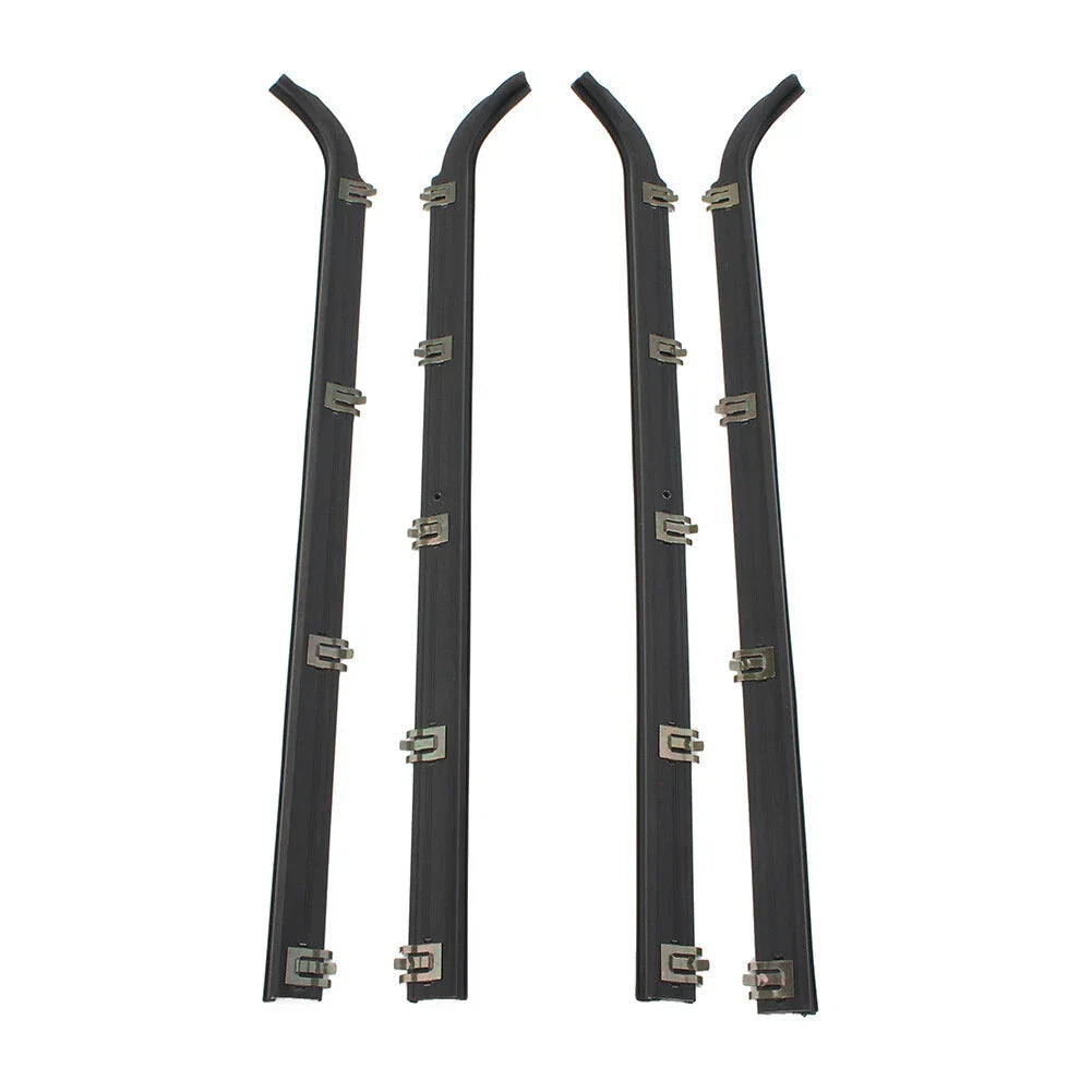 4 x Door Window Seal Weatherstrip for Ford F150 F250 F350 (1987-1997)