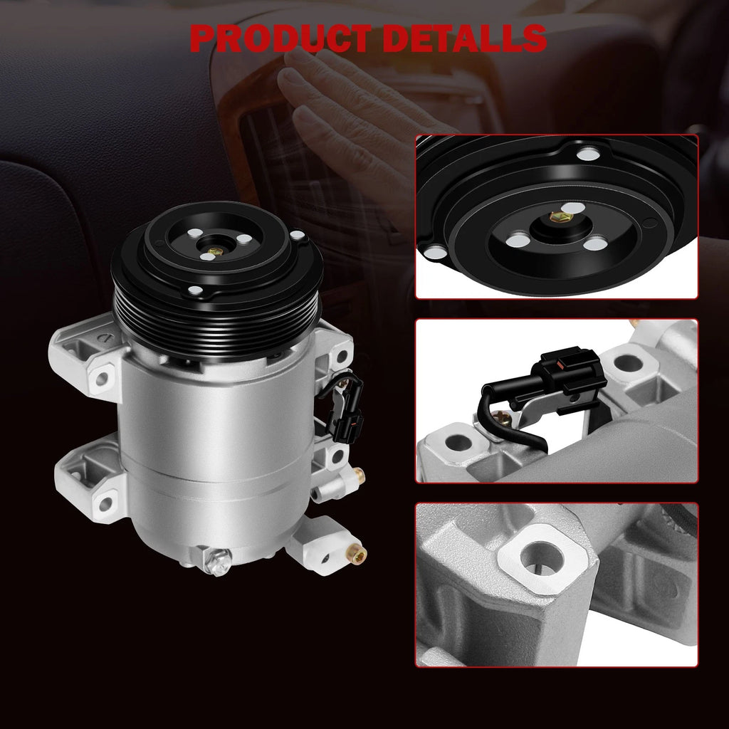 Air Conditioner Compressor & Clutch for Nissan Altima (2002-2006)