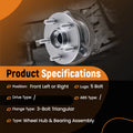 Front Wheel Bearing Assembly for Toyota Corolla 1.8L 2.0L (2019–2024) 513402