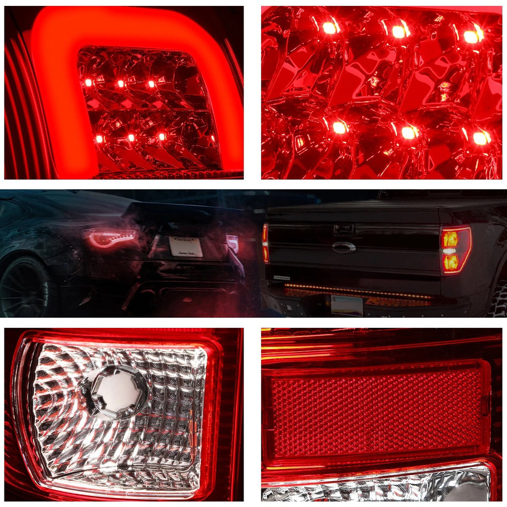 3D LED C-Bar Tail Light for Ford Super Duty (2008–2016)