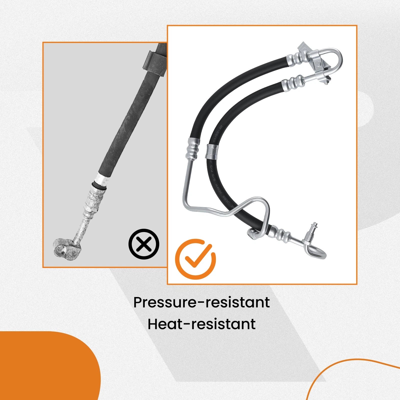 Power Steering Pressure Line Hose for BMW E46 320i 323Ci 325i (2001-2006)