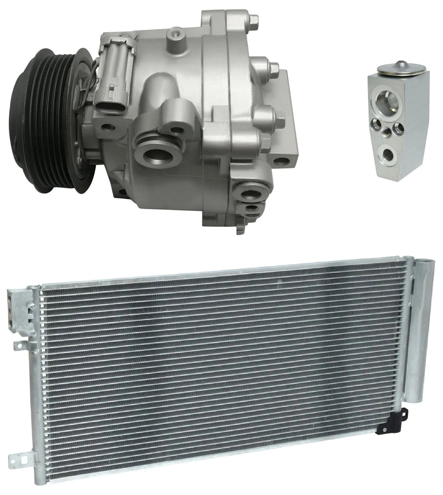 AC Compressor Kit With Condenser for Chevrolet Trax 1.4L (2016–2016)