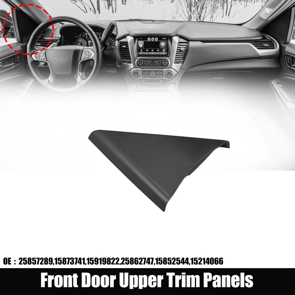 Front Door Upper Trim Panel Left for Chevrolet Silverado, GMC Sierra 