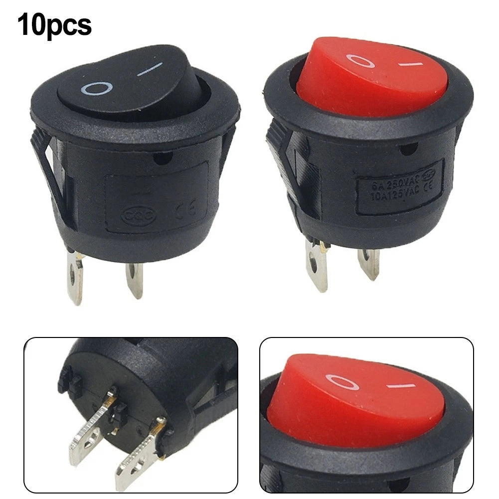 10pcs Rocker Switch Set for Hoover UH71255 UH70809 UH70800 (2015–2020)
