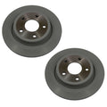 Set of 2 Motorcraft 270mm Rear Solid Disc Brake Rotors for Ford Focus (2012–2018)