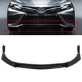Glossy Black Front Bumper Lip Spoiler for Toyota Camry SE/XSE (2021–2024)