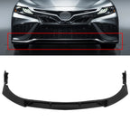 Glossy Black Front Bumper Lip Spoiler for Toyota Camry SE/XSE (2021–2024)