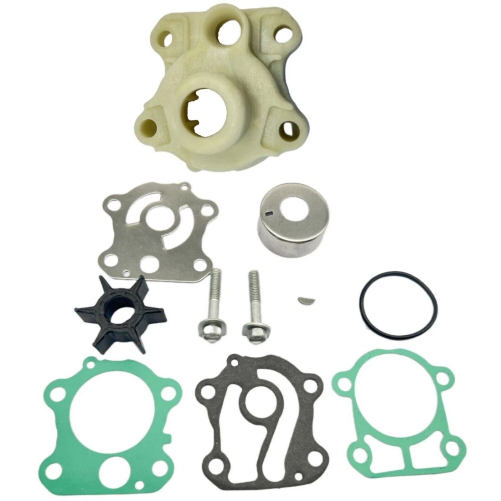 Water Pump Impeller Kit with Housing for Yamaha Outboard 60F 70B (60-70 HP)