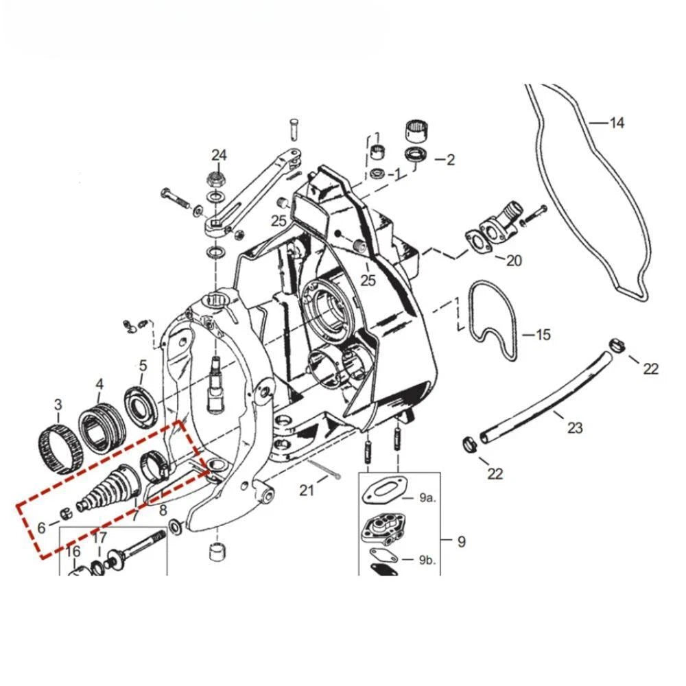 Shift Cable Bellows for Mercruiser Bravo 1 2 3 (74639A2, 31659)