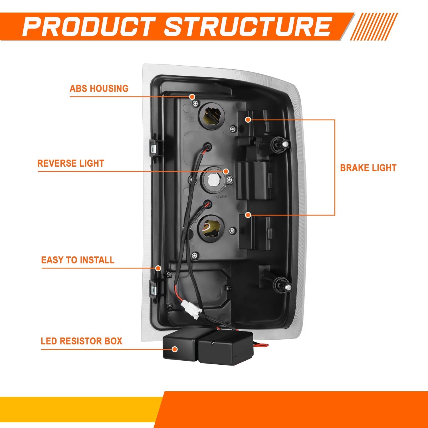 Left Side Projector Headlight Lamp Chrome for Nissan Murano (2009–2014)