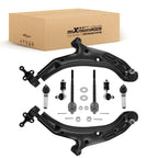 8PCS Front Lower Control Arms Suspension Kit for Nissan Sentra (2001–2006)