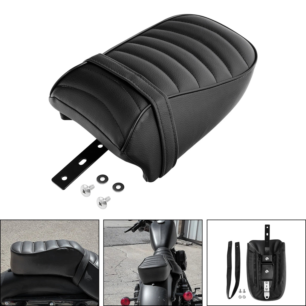 Passenger Seat with Sissy Bar Backrest for Harley Iron 883 XL883N (2016–2023)