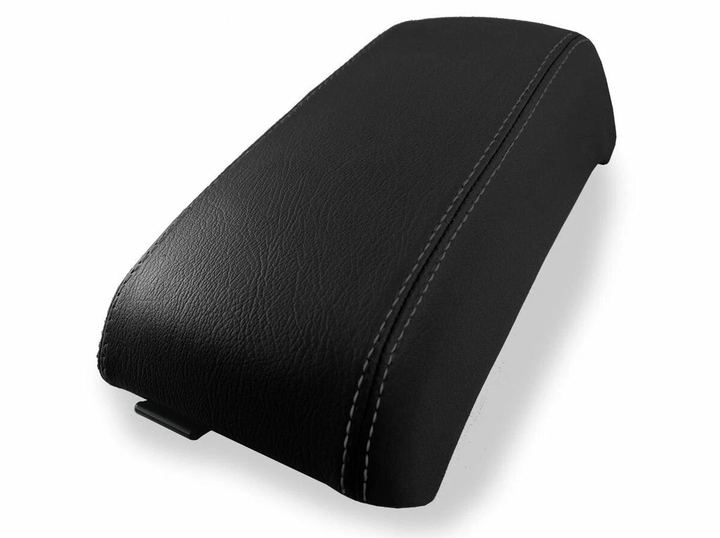 Leather Console Lid Armrest Cover for Subaru Baja (2003–2006) Black