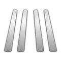 4Pc Chrome Pillar Post Covers For 07-11 Nissan Versa - Upgrade Your Auto P5324