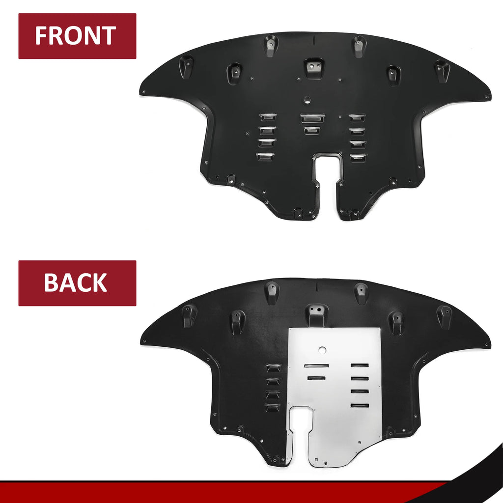 Engine Splash Shields for Kia Sorento (2016–2020) with Aluminum Pad