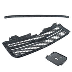 Front Grille with Hood Molding Trim for Silverado 2500HD 3500HD (2011–2014)