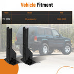Set of 2 Heavy Duty Rear Bumper Brackets for Jeep Cherokee XJ (1986–2001)