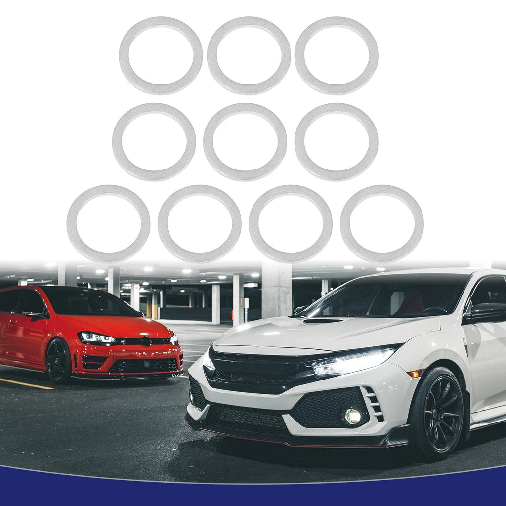 Set of 10 Oil Drain Plug Gaskets for Toyota