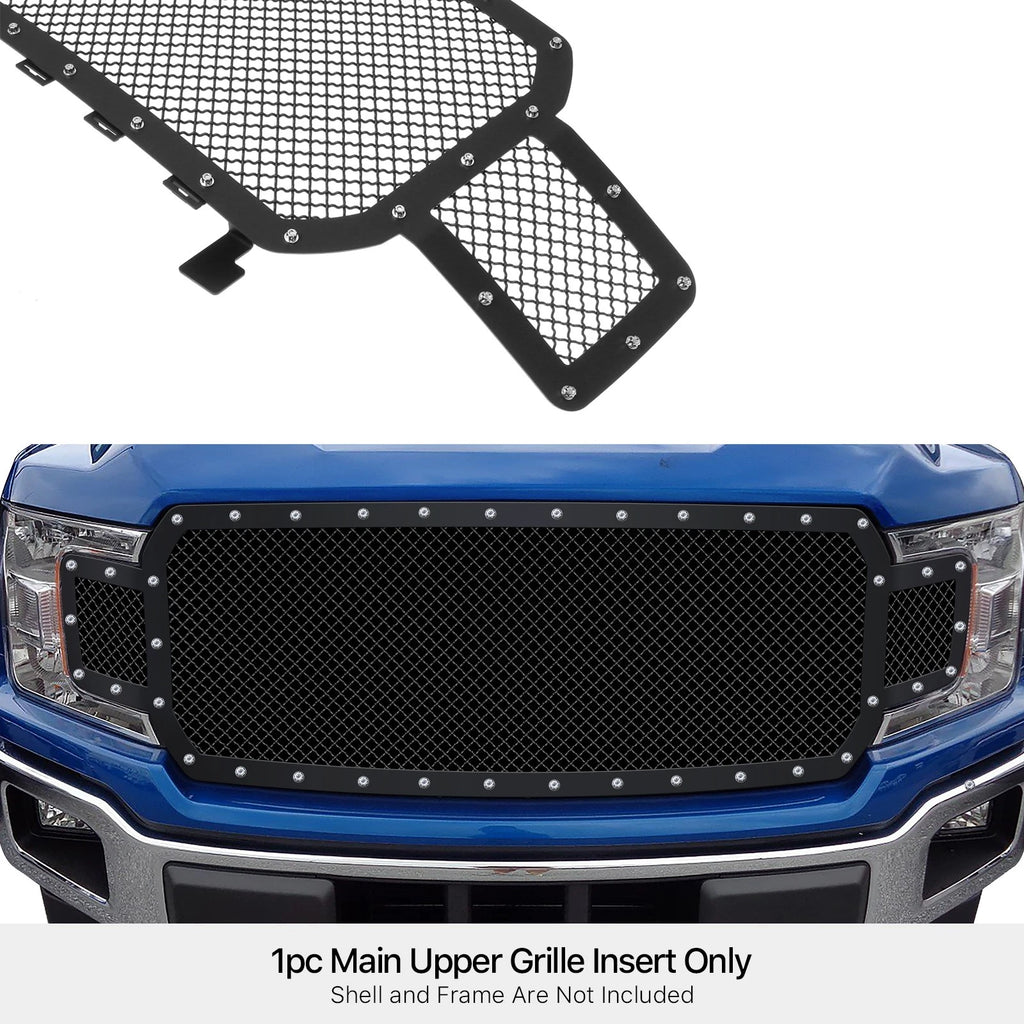 Black Mesh Grille for Ford F-150 (2018-2020)