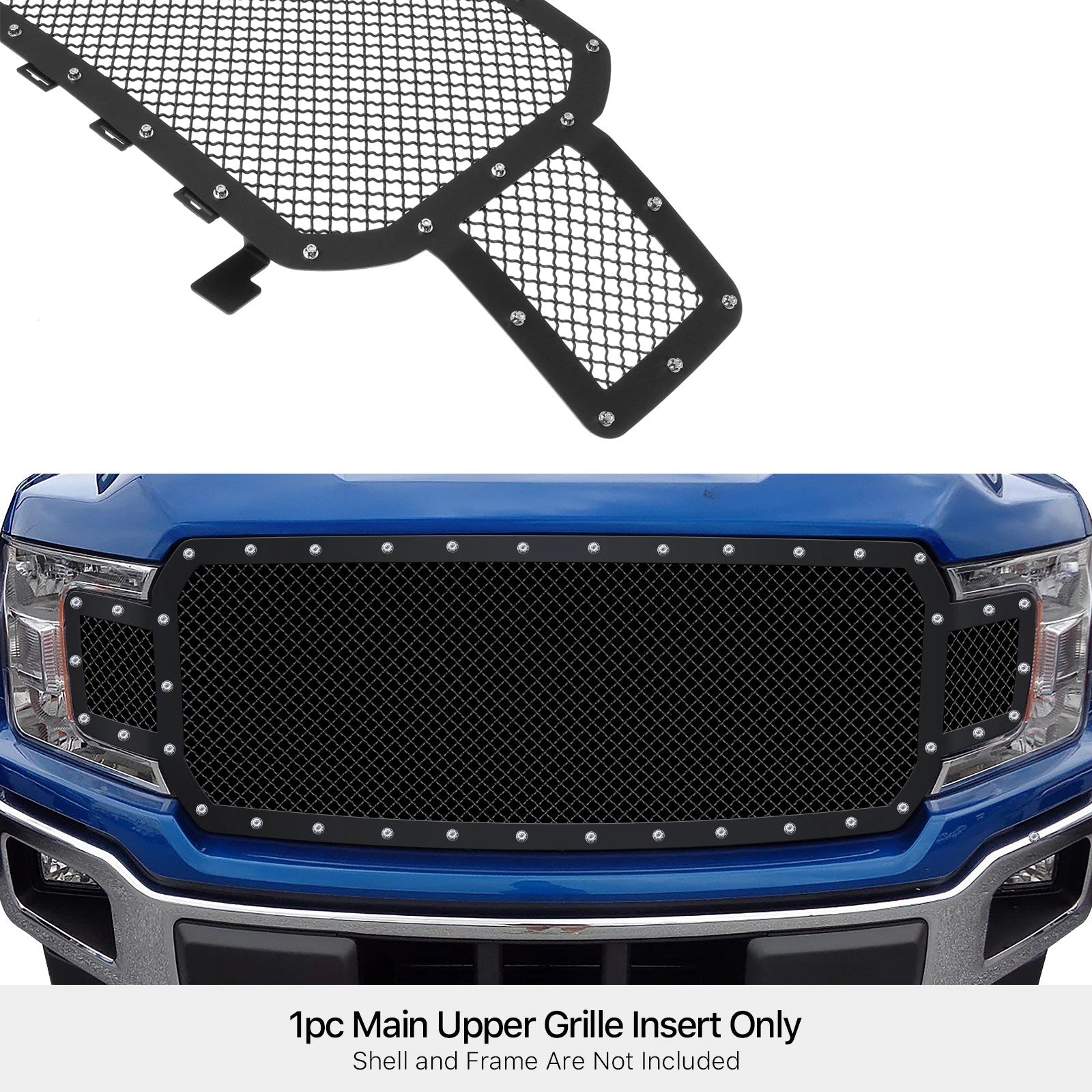 Black Mesh Grille for Ford F-150 (2018-2020)