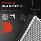 Front Radiator for Toyota RAV4 2016-2018, Lexus NX300h 2015-2017 2.5L